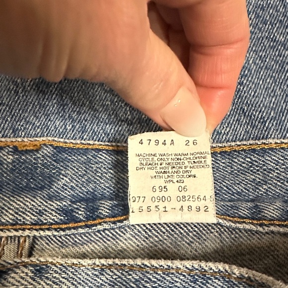 LEVI’S 505 Vintage Women’s Straight Leg Jeans, Size 16 REG - Picture 3 of 7